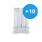 Mehrfachpackung 10x Osram Dulux F 24W 830 | Warmweiß - 4-Pins
