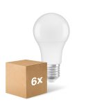 Mehrfachpackung 6x Ledvance Classic LED E27 Birne Matt 10W 1055lm - 827 Extra Warmweiß | Dimmbar - Ersatz Für 75W