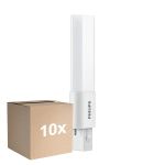 Mehrfachpackung 10x Philips CorePro PL-S LED 3.5W - 830 Warmweiß | 2-Pins - Ersatz Für 7W
