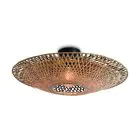 Good&Mojo Deckenleuchte Kalimantan Bambus Schwarz S | Geeignet für 1x E27 